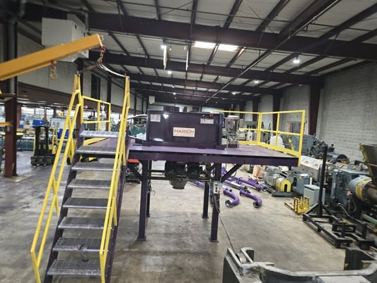 60 cu.ft. Marion #BPC-42-72-UR9C, mezzanine style horizontal ribbon blender, 15 HP, TEFC enclosure, 2010 - Image 10