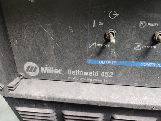 Miller #DeltaWeld-452, mig welder with S62 wire feed - Image 3