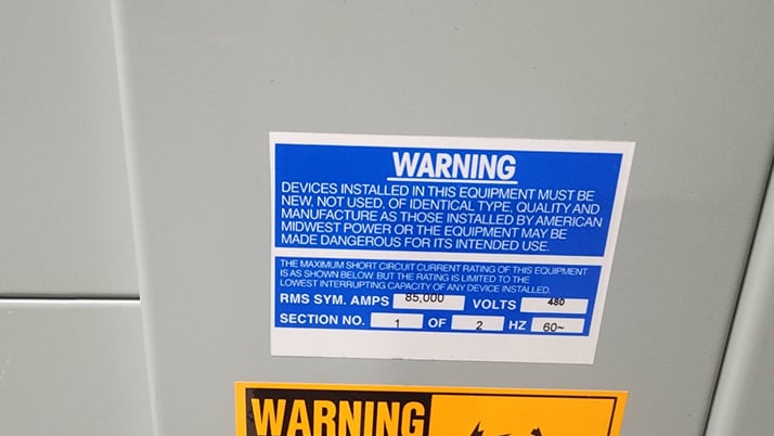 American Midwest Power, 1600 amp. fusible main w/metering switchgear 3 phase 4-wire service entrance - Image 9