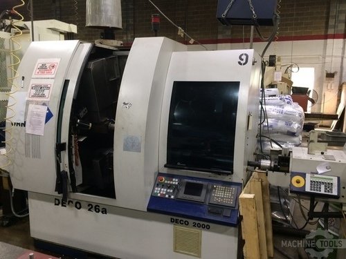 Tornos #Deco-26A, Swiss Type CNC Lathe - Image 1
