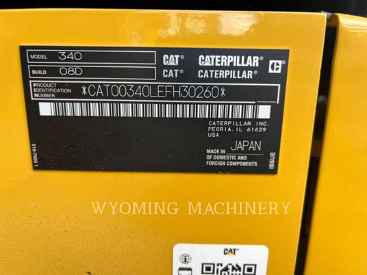 Caterpillar 340, Crawler Excavator, 12 hours, S/N: EFH30260, 2025 - Image 6