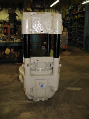 314 Ton, 24" x 24", Up-acting, 4-post, 15" daylight, 8" stroke, 20" dia.ram, 4" dia.posts, 64" tall, #2043 - Image 2