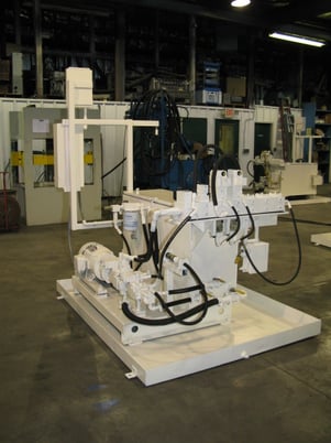 10 HP Oilgear, pressure comp, 230/460V., 20 GPM to 1500 psi, 6 GPM to 4000 psi, #2142 - Image 2