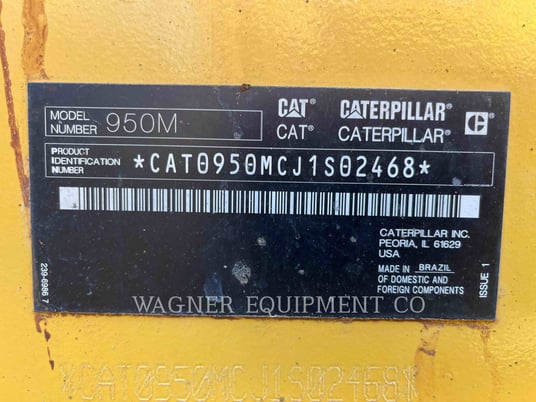 Cat 950M, Wheel Loader, 5707 hours, S/N: J1S02468, 2019 - Image 6