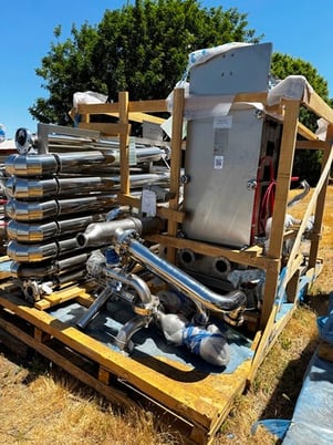 Alfa-Laval #Steritherm-PHE, 27000 kg/hr., media, 119 GPM, Stainless steel, unused, 2019 - Image 1