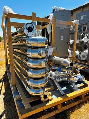 Alfa-Laval #Steritherm-PHE, 27000 kg/hr., media, 119 GPM, Stainless steel, unused, 2019 - Image 4