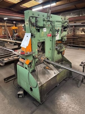 6" x 6" x 0.5" Peddinghaus #Peddimax-110/140, ironworker, 10 HP, 2" stroke - Image 1