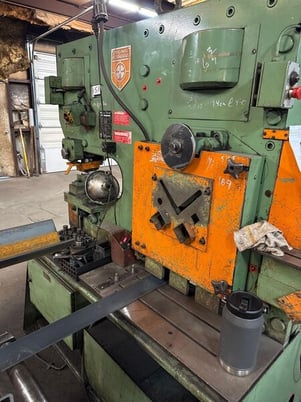 6" x 6" x 0.5" Peddinghaus #Peddimax-110/140, ironworker, 10 HP, 2" stroke - Image 2