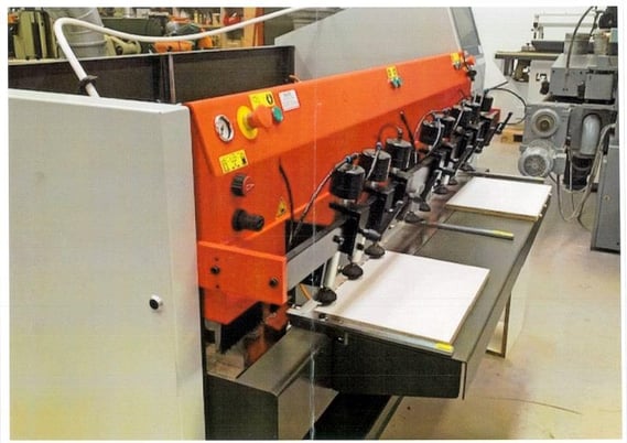 Gannomat #Index-130-Logic, CNC Bore, Glue & Dowel Inserter, w/Laser Measuring, 51" x 0.75"-7.75" width x - Image 2