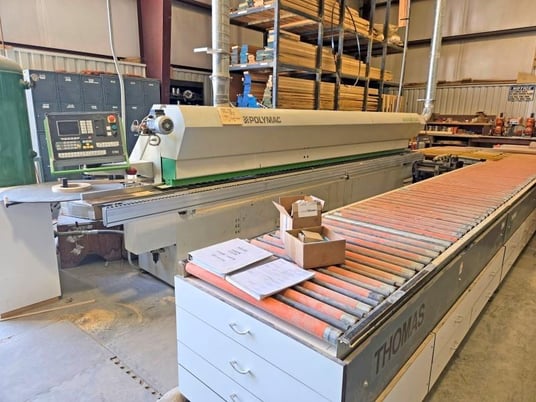 Biesse #Akron-246, Edgebander w/Corner Rounding, 0.4-8 mm Edge Thickness, 85 mm width x 140 mm L min Panel - Image 3