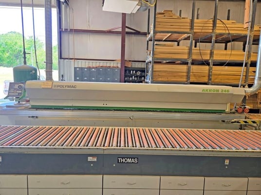 Biesse #Akron-246, Edgebander w/Corner Rounding, 0.4-8 mm Edge Thickness, 85 mm width x 140 mm L min Panel - Image 8