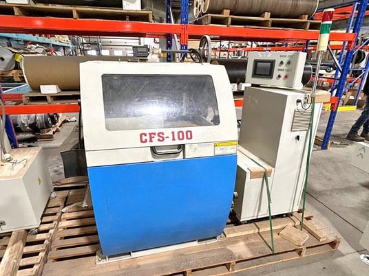 Holytek #CFS-100, Semi-Optimizing Cut-Off Saw, 1.18" width x 3/8" Work thickness, 18" Saw Blade diameter, 30 - Image 2