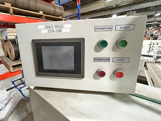 Holytek #CFS-100, Semi-Optimizing Cut-Off Saw, 1.18" width x 3/8" Work thickness, 18" Saw Blade diameter, 30 - Image 3