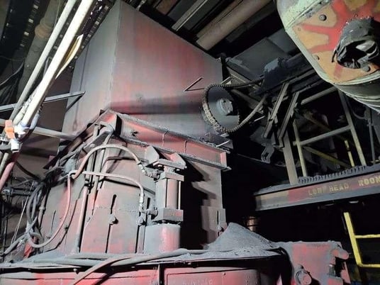 B & P #85B, muller with dust hood, motor & gearbox, batch hopper & cooling blower - Image 10