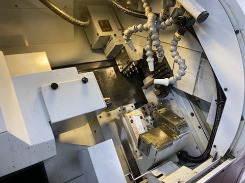 Citizen #C16 Type VII, CNC Swiss screw machine w/live end working option, coolant tank & pump - Image 2