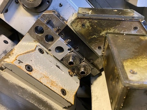 Citizen #C16 Type VII, CNC Swiss screw machine w/live end working option, coolant tank & pump - Image 4