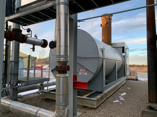 15 MMBTU/Hr HTH Heatech, glycol boiler, 200 psi, 700&deg;F, 1999 - Image 2