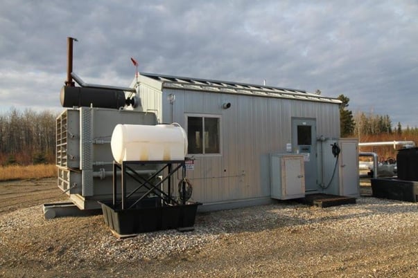 200 HP Frick #TDSH193L, screw compressor, 1-stage, Caterpillar G3306TA NG engine, 2008 - Image 2