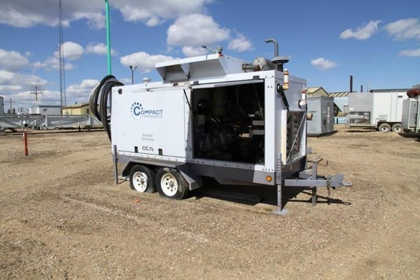 75 HP Gardner Denver #E25, screw compressor, Cummins G5.9C engine - Image 1