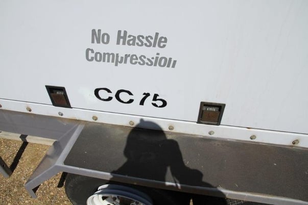 75 HP Gardner Denver #E25, screw compressor, Cummins G5.9C engine - Image 2