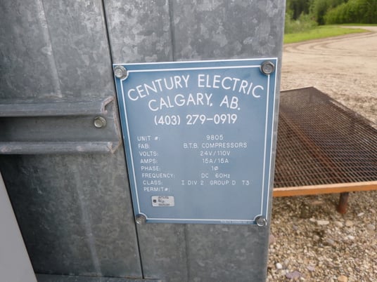 146 HP Ariel #JGP/2, reciprocating compressor, 2 throws, 2 stages, 1800 RPM, Caterpillar 3306NA (STD) NG - Image 5