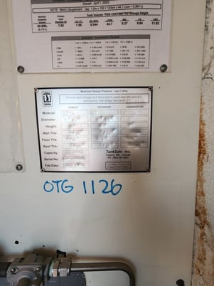 50 bbl Double Wall BTEX Tank, 2003 - Image 4