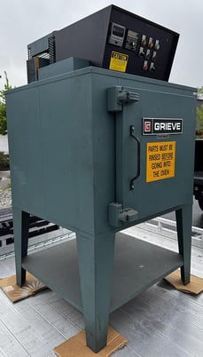 24" width x 24" H x 24" D Grieve #AA-500, solvent rated cabinet oven, 500&deg;F, 7 shelf brackets, 2 shelves - Image 2