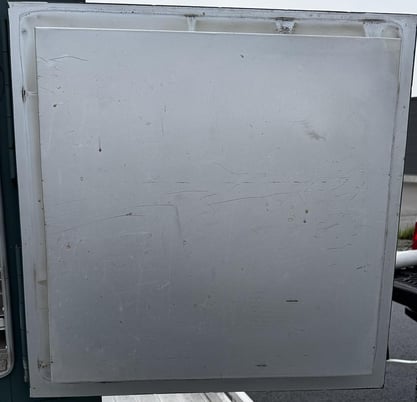 24" width x 24" H x 24" D Grieve #AA-500, solvent rated cabinet oven, 500&deg;F, 7 shelf brackets, 2 shelves - Image 6