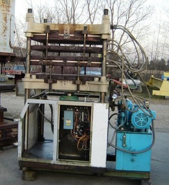 50 Ton, Marion, up-acting, 4-post, 42" x 3' W platen, 20" est.stroke - Image 2