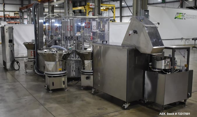 Capmatic Intrepid #4A/X-PP-222, Complete Line, 60 CPM, Monoblock Fill, Plug & Capacity, Allen Bradley - Image 4