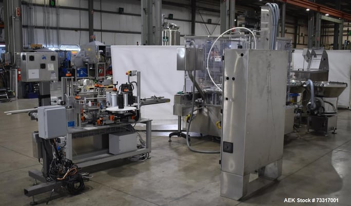 Capmatic Intrepid #4A/X-PP-222, Complete Line, 60 CPM, Monoblock Fill, Plug & Capacity, Allen Bradley - Image 5