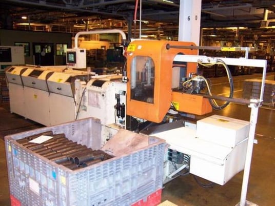 3" Modern #3E, CNC tube cut-off, roller type, 1/4" to 3-1/8", AB Panelview 900, rblt'97 - Image 1