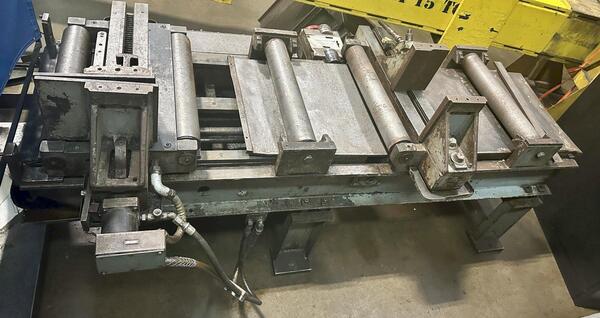 Marvel #15A, horizontal band saw, Auto Stock Infeed (2) Vises, 15" x20" capacity, 5 HP, 55-400 FPM, coolant - Image 6