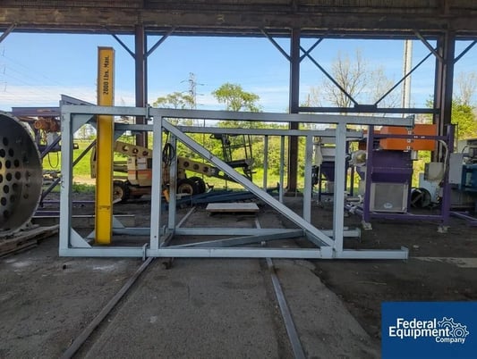 Acrison #810-BBU, Bulk Bag Unload Stand, Stainless Steel vibrating bag hopper, w/ volumetric feeder, AS IS - Image 3