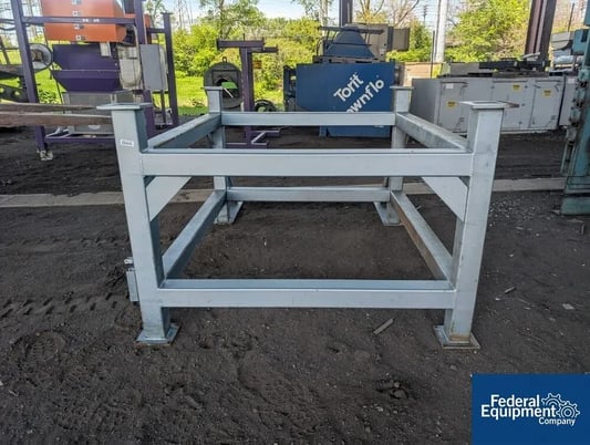 Acrison #810-BBU, Bulk Bag Unload Stand, Stainless Steel vibrating bag hopper, w/ volumetric feeder, AS IS - Image 4