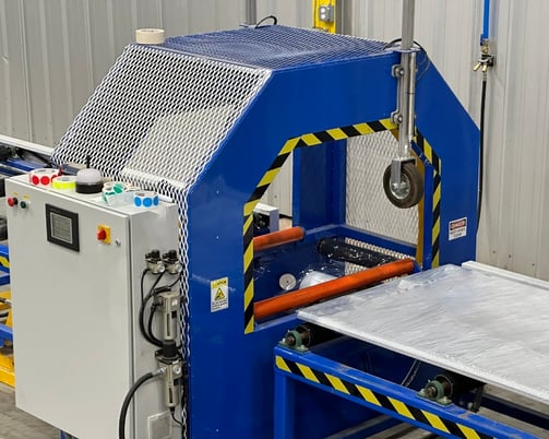 Wrap Genie, Automatic Roofing Panel Wrap Machine, Hands-Free Operation! - Image 2