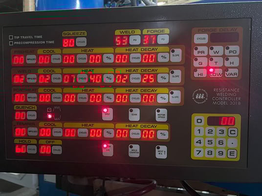 200 KVA Sciaky #PMCO-4ST-200-36-5, spot welder, 10" x 36" throat, rebuilt by Alphatron w/iii 301B controller - Image 5
