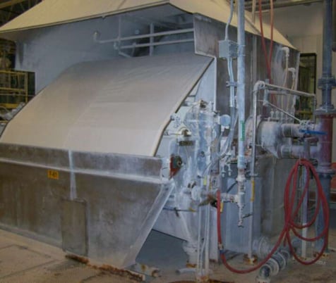 250 sq.ft. Eimco, 8' x 10', 316 Stainless Steel, belt discharge or adv.knife option, refurbished, #1270947 - Image 6