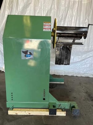 6000 lb. Coe Press Equipment #CPR-PO-6024, motorized uncoiler, 24" width, 15"-21" ID, 3-leafs, 3 coil - Image 5