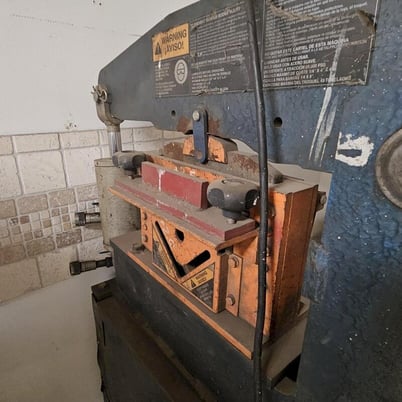 Metal Pro #4500-FS, tandem ironworker, 45 ton - Image 6