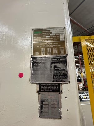 150 Ton, Minster #P2-150-54 PieceMaker, double crank sngl side press, 6" stroke, 23" Shut Height, 45-90 SPM - Image 5