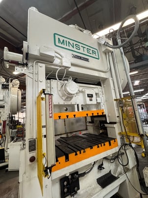 150 Ton, Minster #P2-150-54 PieceMaker, double crank sngl side press, 6" stroke, 23" Shut Height, 45-90 SPM - Image 6