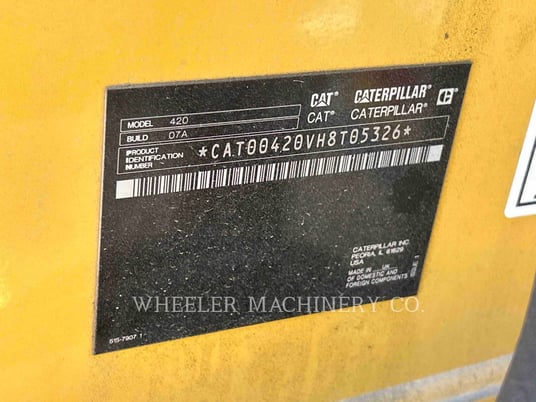 Cat 420 CF, Backhoe Loader, 438 hours, S/N: H8T05326, 2024 - Image 5