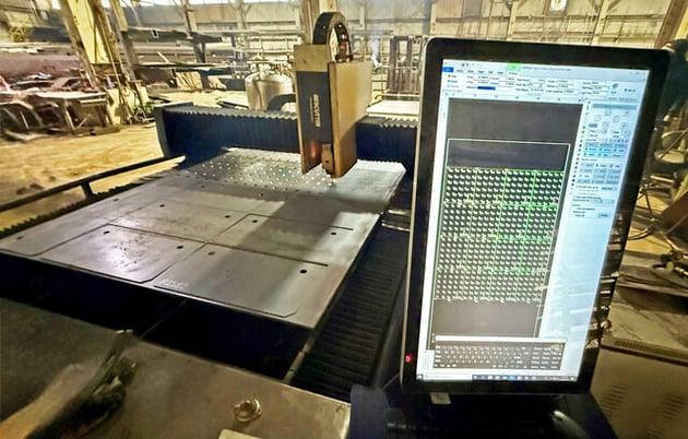 Bescutter #Accu-Pro, Open Table Fiber Laser, 60" x 120" Laser Table, 2400 IPM, 3 Kw - Image 4