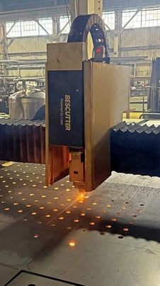 Bescutter #Accu-Pro, Open Table Fiber Laser, 60" x 120" Laser Table, 2400 IPM, 3 Kw - Image 5