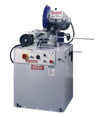 4.75" Dake #Technics-350SA, Semi-Automatic Cold Saw, 14" Blade Size, 36.75" Work height, 3.5 HP, 20-105 RPM - Image 1