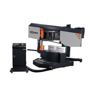 16.5" x 28" Cosen #SH-710DM, Double Mitering Horizontal Band Saw, Semi-Automatic, Double Column, 257.5" x - Image 3