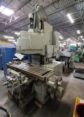 Cincinnati #330-18, Vertical Mill, 18" x 72" Table, 34" Longitudinal, 16" Cross, (24) 16-1600 RPM, 30 HP - Image 3