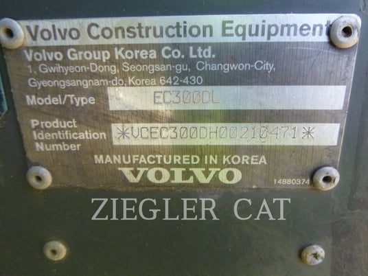 Volvo Construction Equipment EC300DL, Excavator, 6087 hours, S/N: VCEC300DH00210471, 2012 - Image 6