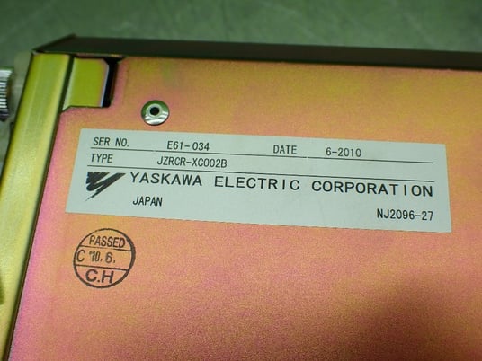 Yaskawa #JZRCR-XC002B, Yasnack Servo Controller - Image 8